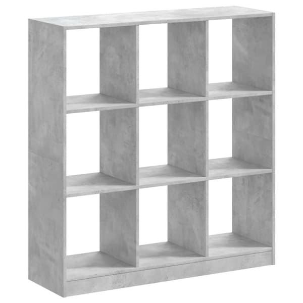 vidaXL bogreol 102x32x109 cm konstrueret træ betongrå