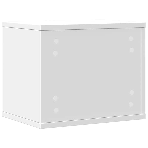vidaXL Skrivbordshyllor vit 36x26x29,5 cm konstruerat trä