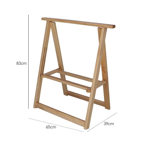 Wellhome Pyökkinen Taiteilija-alusta Säädettävällä Korkeudella 83 Cm