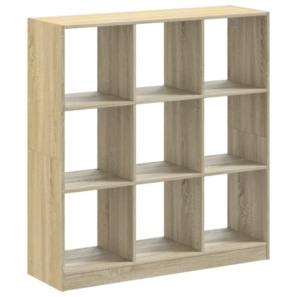 vidaXL Bokhylle sonoma eik 102x32x108 cm konstruert tre