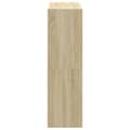Miniatyrbilde 6 av 11: vidaXL Bokhylle sonoma eik 102x32x108 cm konstruert tre