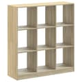 Miniatyrbilde 7 av 11: vidaXL Bokhylle sonoma eik 102x32x108 cm konstruert tre