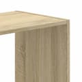 Miniatyrbilde 8 av 11: vidaXL Bokhylle sonoma eik 102x32x108 cm konstruert tre