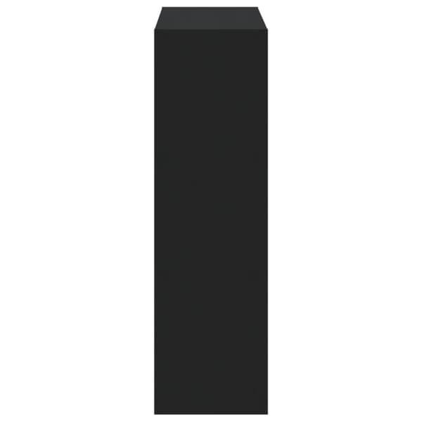 vidaXL bogreol 102x32x108 cm konstrueret træ sort