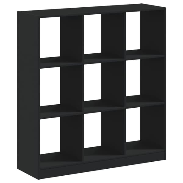 vidaXL bogreol 102x32x108 cm konstrueret træ sort
