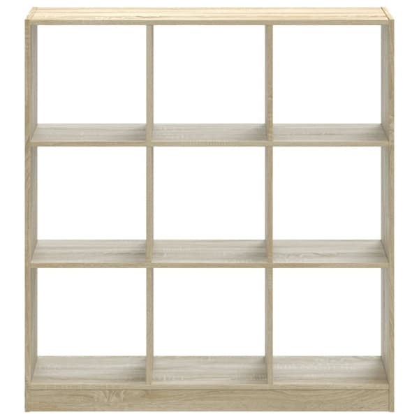 vidaXL Kirjahylly Sonoma-tammi 102x32x108 cm tekninen puu
