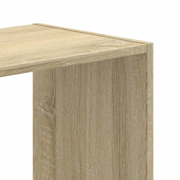 vidaXL Kirjahylly Sonoma-tammi 102x32x108 cm tekninen puu