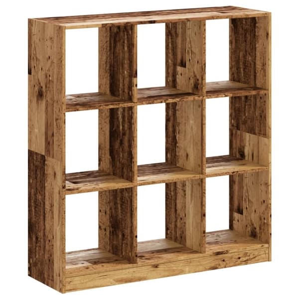 vidaXL Kirjahylly vanha puu 102x32x108 cm tekninen puu