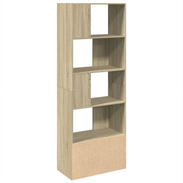 vidaXL Kirjahylly Sonoma-tammi 70x36x189 cm tekninen puu