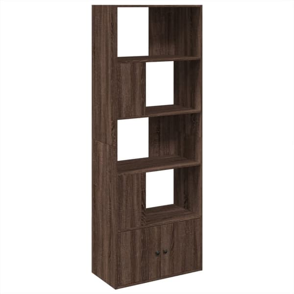 vidaXL bogreol 70x36x189 cm konstrueret træ brun egetræsfarve