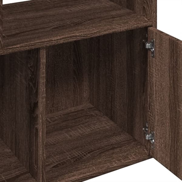 vidaXL bogreol 70x36x189 cm konstrueret træ brun egetræsfarve