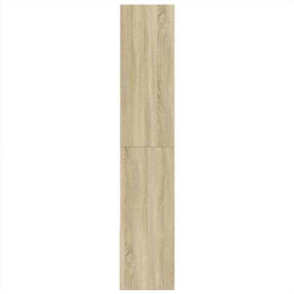 vidaXL Bokhylle sonoma eik 100x36x189 cm konstruert tre
