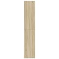 Miniatyrbilde 5 av 11: vidaXL Bokhylle sonoma eik 100x36x189 cm konstruert tre