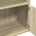 Miniatyrbilde 8 av 11: vidaXL Bokhylle sonoma eik 100x36x189 cm konstruert tre