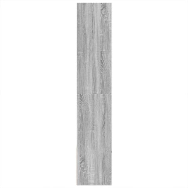 vidaXL bogreol 100x36x189 cm konstrueret træ grå sonoma-eg
