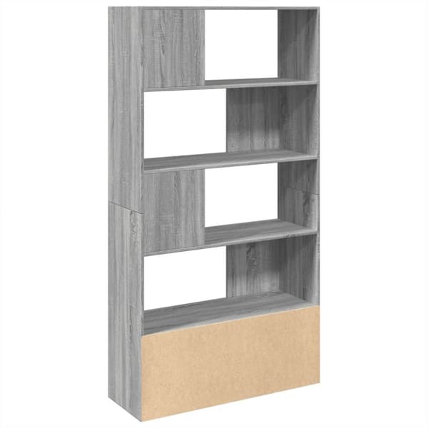 vidaXL bogreol 100x36x189 cm konstrueret træ grå sonoma-eg