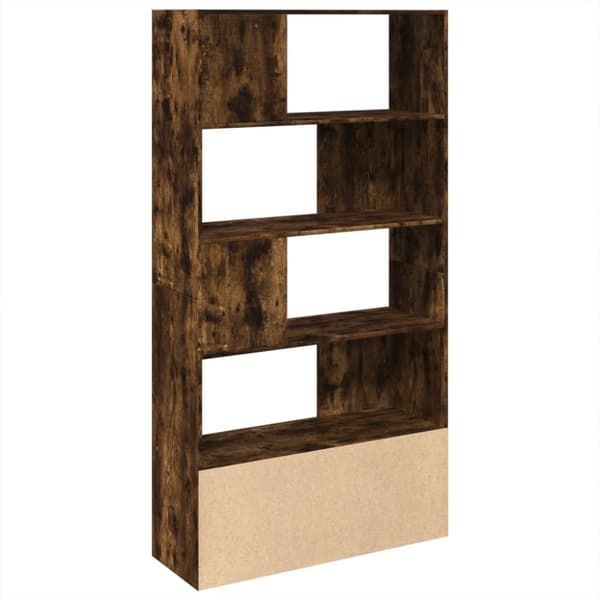 vidaXL bogreol 100x36x189 cm konstrueret træ røget egetræsfarve
