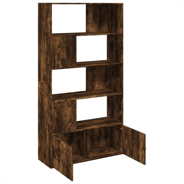 vidaXL bogreol 100x36x189 cm konstrueret træ røget egetræsfarve