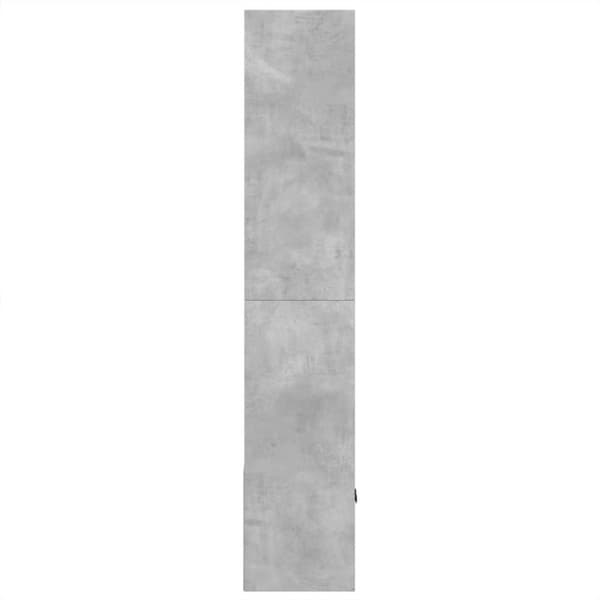 vidaXL Kirjahylly betoninharmaa 70x36x189 cm tekninen puu