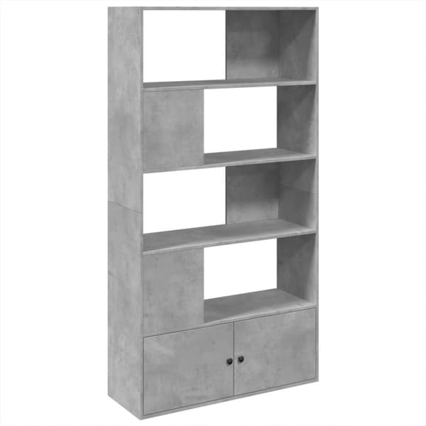 vidaXL bogreol 100x36x189 cm konstrueret træ betongrå