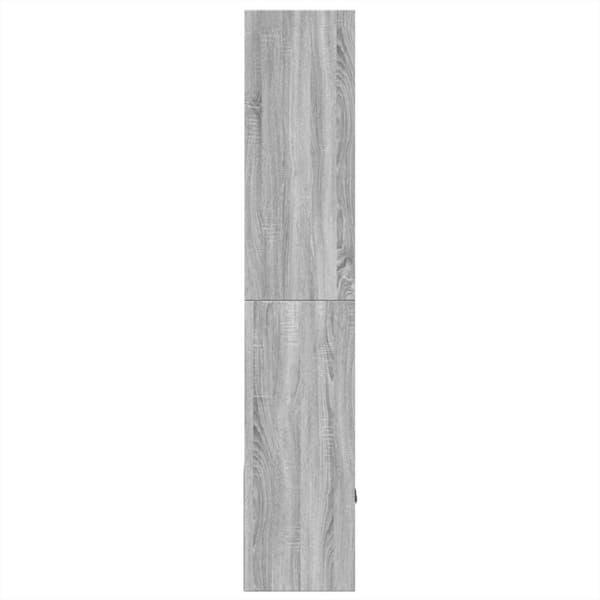 vidaXL bogreol 70x36x189 cm konstrueret træ grå sonoma-eg