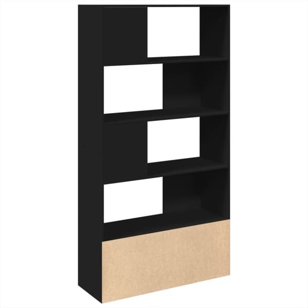 vidaXL bogreol 100x36x189 cm konstrueret træ sort