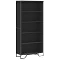 Pikkukuva 1 / 11: vidaXL Kirjahylly musta 80x31x169 cm lastulevy