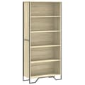 Miniatyrbillede 1 af 11: vidaXL bogreol 80x31x169 cm konstrueret træ sonoma-eg