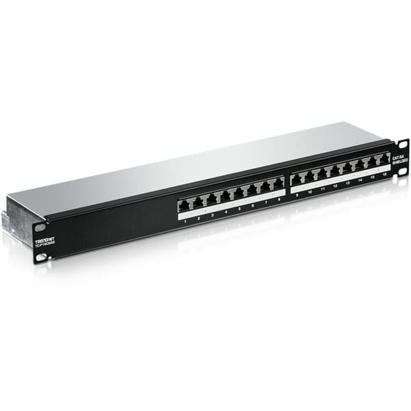 Patchpanel 16 UTP Portar Kategori 6 Trendnet TC-P16C6AS