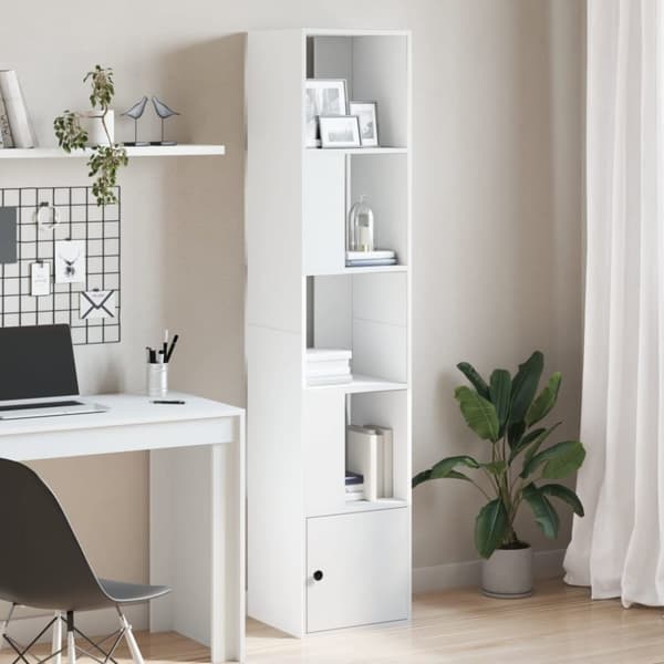 vidaXL bogreol 40x36x189 cm konstrueret træ hvid