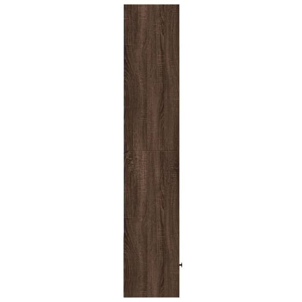 vidaXL Kirjahylly ruskea tammi 40x36x189 cm tekninen puu