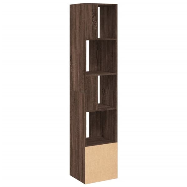 vidaXL Kirjahylly ruskea tammi 40x36x189 cm tekninen puu