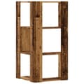 Miniatyrbilde 7 av 11: vidaXL Bokhylle hjørne 3 lag gammelt tre 50x50x102 cm konstruert tre