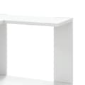 Miniatyrbilde 8 av 11: vidaXL Bokhylle for hjørne 3 etasjer hvit 50x50x102 cm konstruert tre