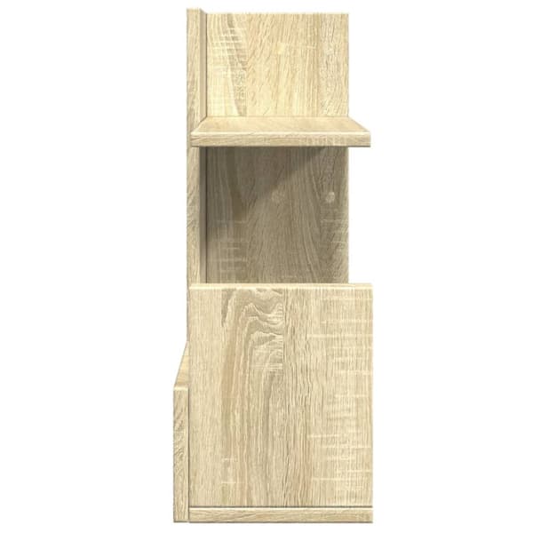 vidaXL Hylle til skrivebord sonoma eik 49x20x52,5 cm konstruert tre