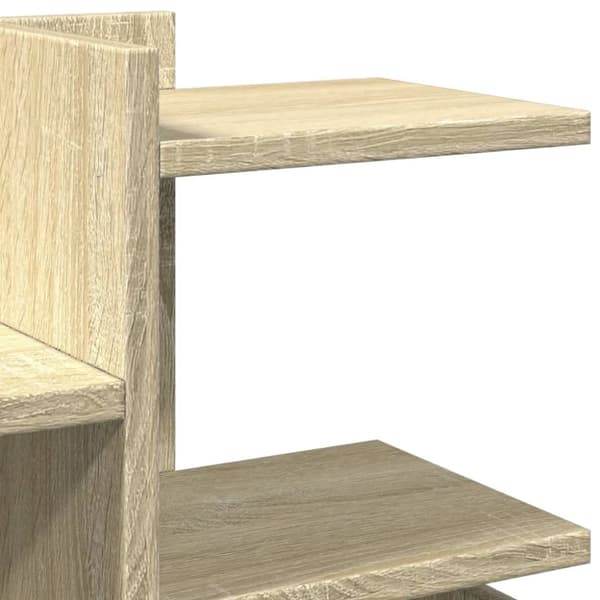 vidaXL Hylle til skrivebord sonoma eik 49x20x52,5 cm konstruert tre