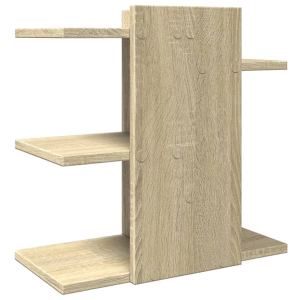 vidaXL hylde til skrivebord 42x21,5x42 cm konstrueret træ sonoma-eg