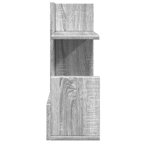 vidaXL Pöydän järjestäjä harmaa Sonoma 49x20x52,5 cm tekninen puu