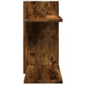Miniatyrbillede 6 af 10: vidaXL hylde til skrivebord 42x21,5x42 cm konstrueret træ røget eg