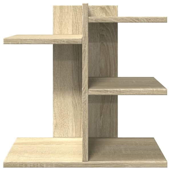vidaXL Hylle til skrivebord sonoma eik 42x21,5x42 cm konstruert tre