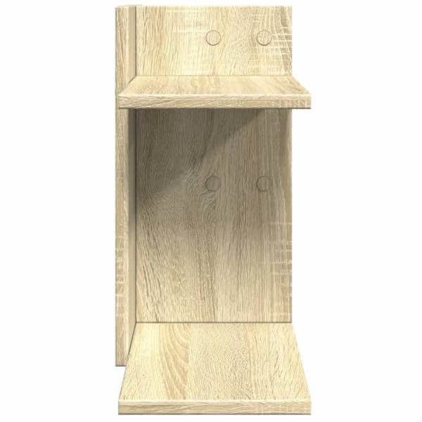 vidaXL Hylle til skrivebord sonoma eik 42x21,5x42 cm konstruert tre