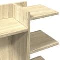Miniatyrbilde 8 av 10: vidaXL Hylle til skrivebord sonoma eik 42x21,5x42 cm konstruert tre