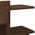 Miniatyrbilde 8 av 10: vidaXL Hylle til skrivebord brun eik 49x20x52,5 cm konstruert tre