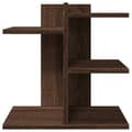 Miniatyrbilde 5 av 10: vidaXL Hylle til skrivebord brun eik 42x21,5x42 cm konstruert tre