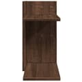 Miniatyrbilde 6 av 10: vidaXL Hylle til skrivebord brun eik 42x21,5x42 cm konstruert tre