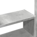 Miniatyrbilde 10 av 11: vidaXL Hylle til skrivebord betonggrå 38,5x17x39 cm konstruert tre