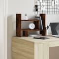 Miniatyrbilde 4 av 11: vidaXL Hylle til skrivebord røkt eik 38,5x17x39 cm konstruert tre