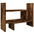Miniatyrbilde 1 av 11: vidaXL Hylle til skrivebord røkt eik 38,5x17x39 cm konstruert tre