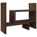 Miniatyrbilde 8 av 11: vidaXL Hylle til skrivebord brun eik 38,5x17x39 cm konstruert tre