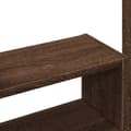 Miniatyrbilde 10 av 11: vidaXL Hylle til skrivebord brun eik 38,5x17x39 cm konstruert tre
